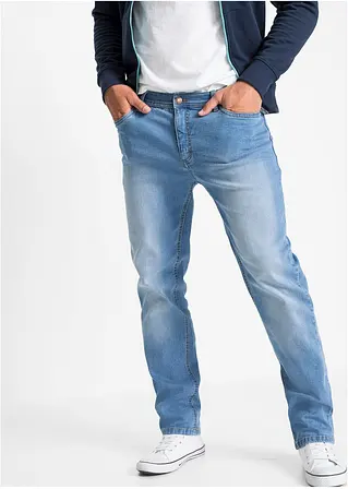 bonprix Regular Fit Stretch-Jeans Straight 2er-Pack mit kerniger Waschung Cyber Monday