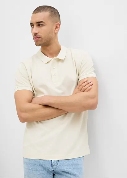 bonprix modernes Poloshirt in Piqué-Qualität im Doppelpack Weihnachtsangebot