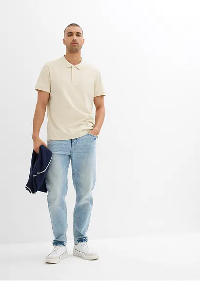 bonprix modernes Poloshirt in Piqué-Qualität im Doppelpack Weihnachtsangebot
