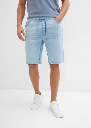 bonprix Kernige Bermuda aus bequemen Sweat-Denim - blau Vatertagsangebot