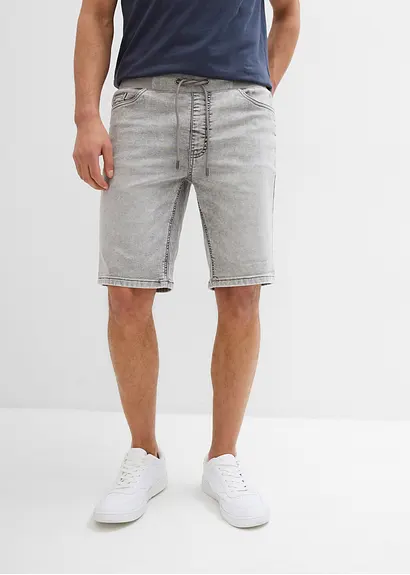 bonprix Kernige Bermuda aus bequemen Sweat-Denim - grau Valentinstagsangebot