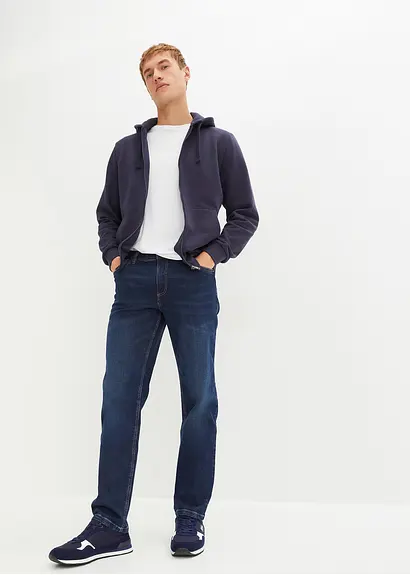 bonprix Stretch-Jeans Regular Fit Straight mit leichter Waschung Heißer Verkauf