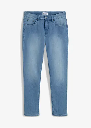 bonprix Modische Slim Fit Stretch-Jeans mit leichter Waschung - blau