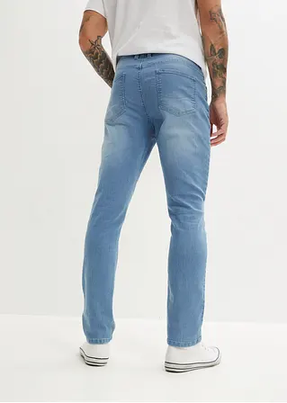 bonprix Modische Slim Fit Stretch-Jeans mit leichter Waschung - blau Tägliche Deals