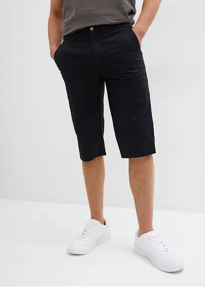 bonprix moderne Long-Bermuda in leichter Qualität - schwarz VIP-Rabatte