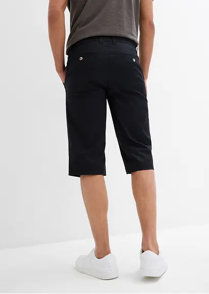 bonprix moderne Long-Bermuda in leichter Qualität - schwarz VIP-Rabatte
