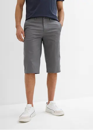 bonprix moderne Long-Bermuda in leichter Qualität - grau Tiefpreis
