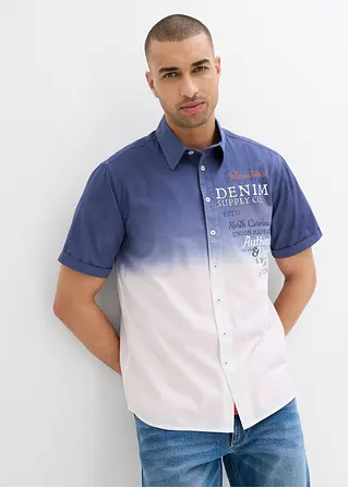 bonprix Modisches Hemd aus reiner Baumwolle - blau - Herren Nur für heute