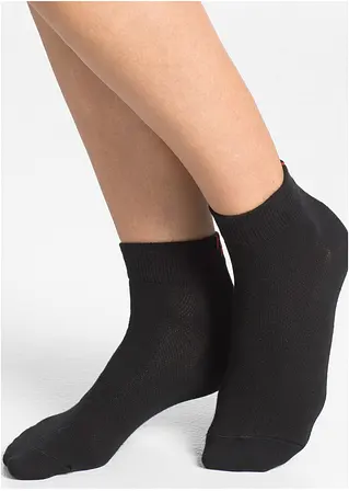 bonprix Komfortable Sportsocken mit Schriftzug - schwarz/ farbig - Damen Riesige Rabatte