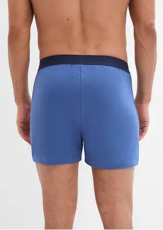 bonprix Lockere Jersey Boxershorts im 4er Pack - dunkelblau+hellindigo Fabrikladen
