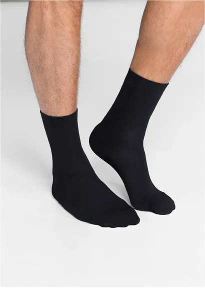 bonprix Klassische Socken im 10er Pack - schwarz - Damen Outlet