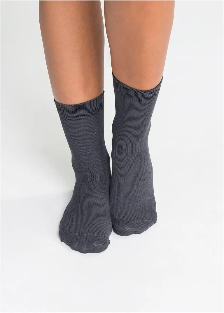 bonprix Klassische Socken im 10er Pack - grautöne - Damen Auslauf