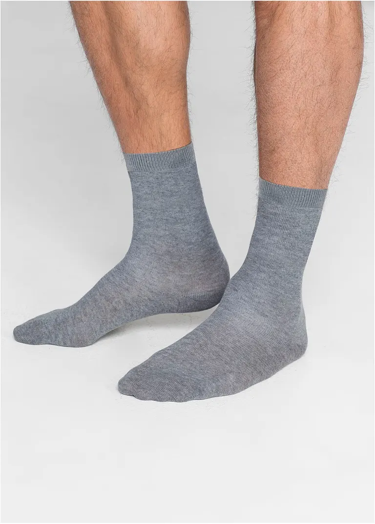 bonprix Klassische Socken im 10er Pack - grautöne - Damen Auslauf