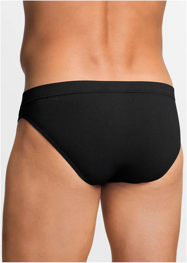 bonprix Bequemer Slip im Vorteilspack - schwarz - Herren Angebote