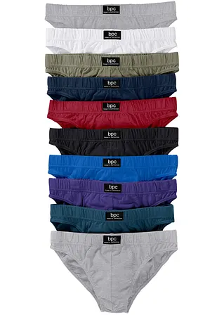 bonprix Bequemer Slip im Vorteilspack - multi/hellgrau meliert