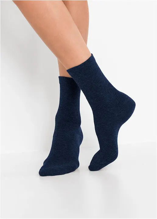 bonprix Trageangenehme Socken mit druckfreiem Bündchen (4er-Pack) - Damen Günstiger Verkauf