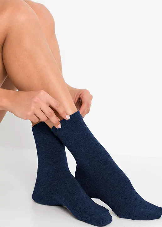 bonprix Trageangenehme Socken mit druckfreiem Bündchen (4er-Pack) - Damen Günstiger Verkauf