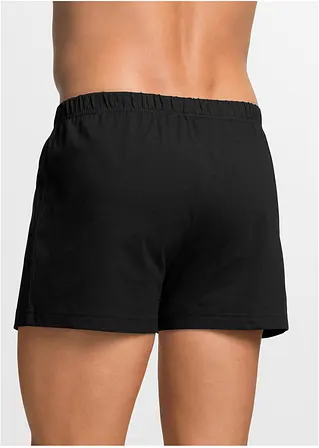 bonprix Lockere Jersey Boxershorts im Set - schwarz uni Meist gekauft