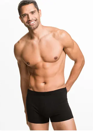 bonprix Schlichte Boxershorts in figurnaher Passform mit elastischem Bund Günstig kaufen