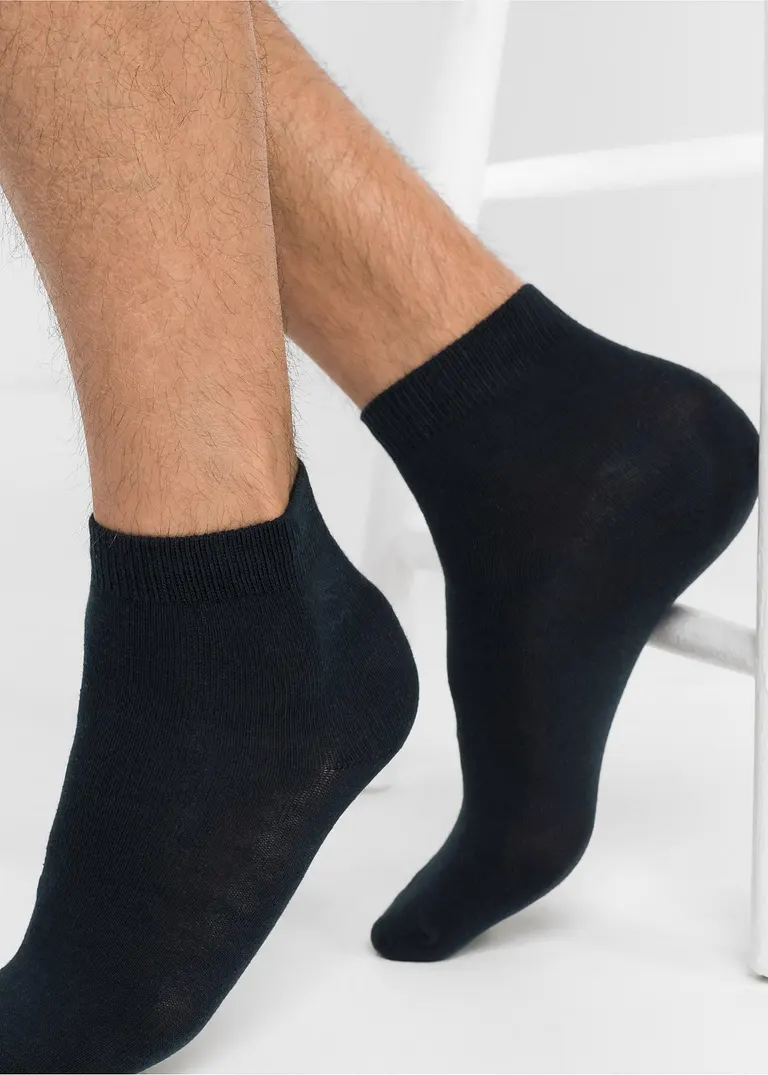 bonprix Schlichte Basic-Socken - schwarz - Damen Versandkostenfrei