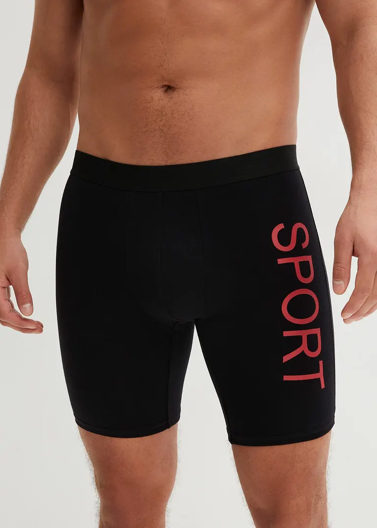 bonprix Lange Boxershorts in figurnaher Passform im legeren Stil - Herren Begrenztes Angebot