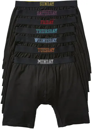bonprix Bequeme Boxershorts in figurnaher Passform im Vorteilspack mit 7 Stück