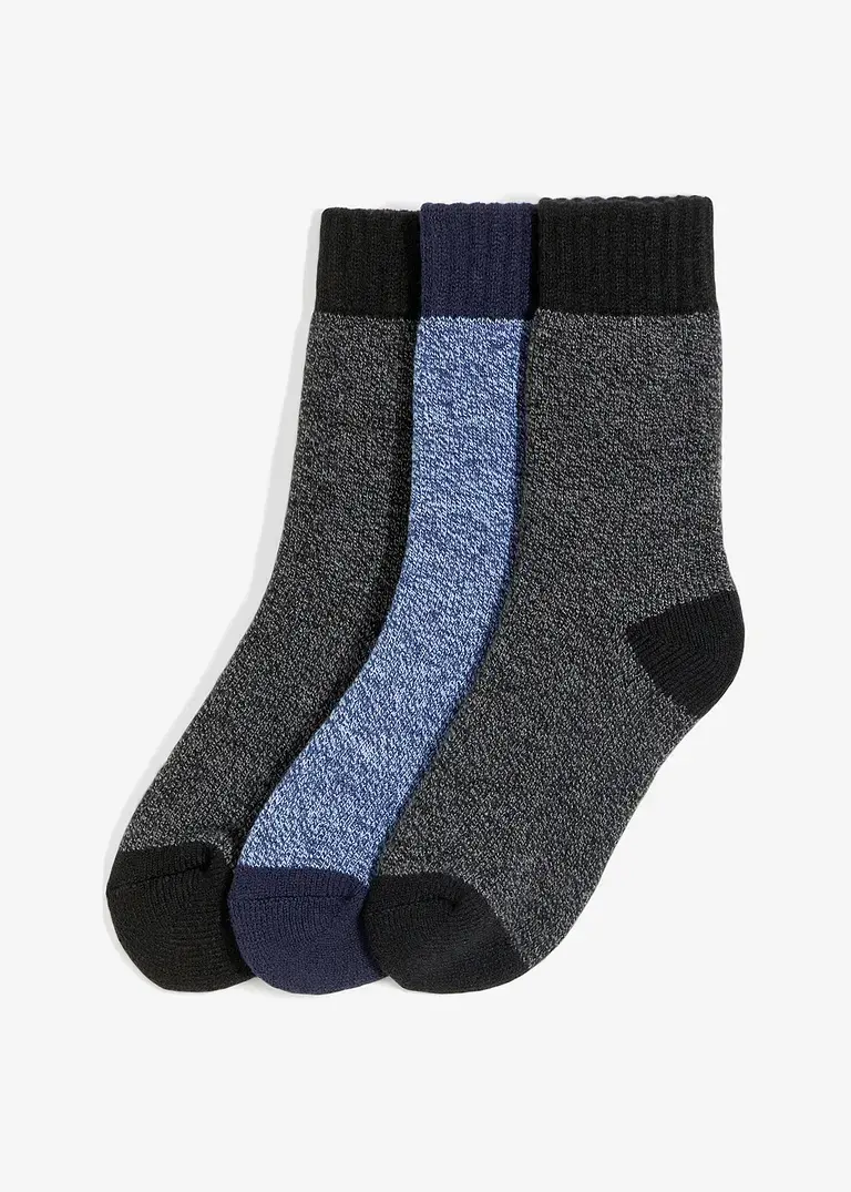 bonprix Schlichte Thermo Socken mit weichem Innenfrotee - Damen