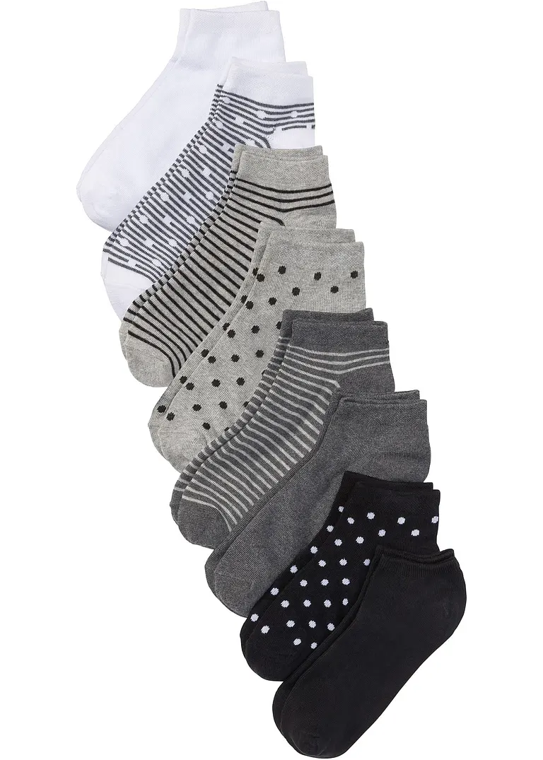 bonprix Sportliche Sneakersocke mit feinem Bündchen - Damen