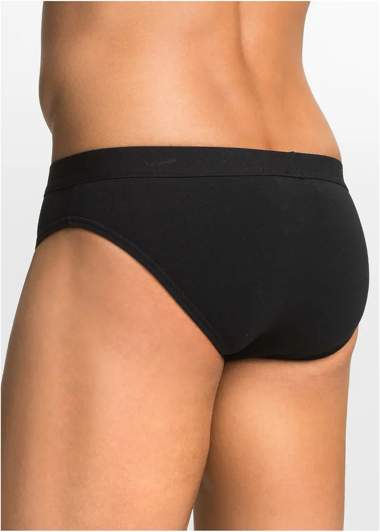 bonprix Praktischer Slip mit modischem Detail - schwarz Zeitlich begrenztes Angebot