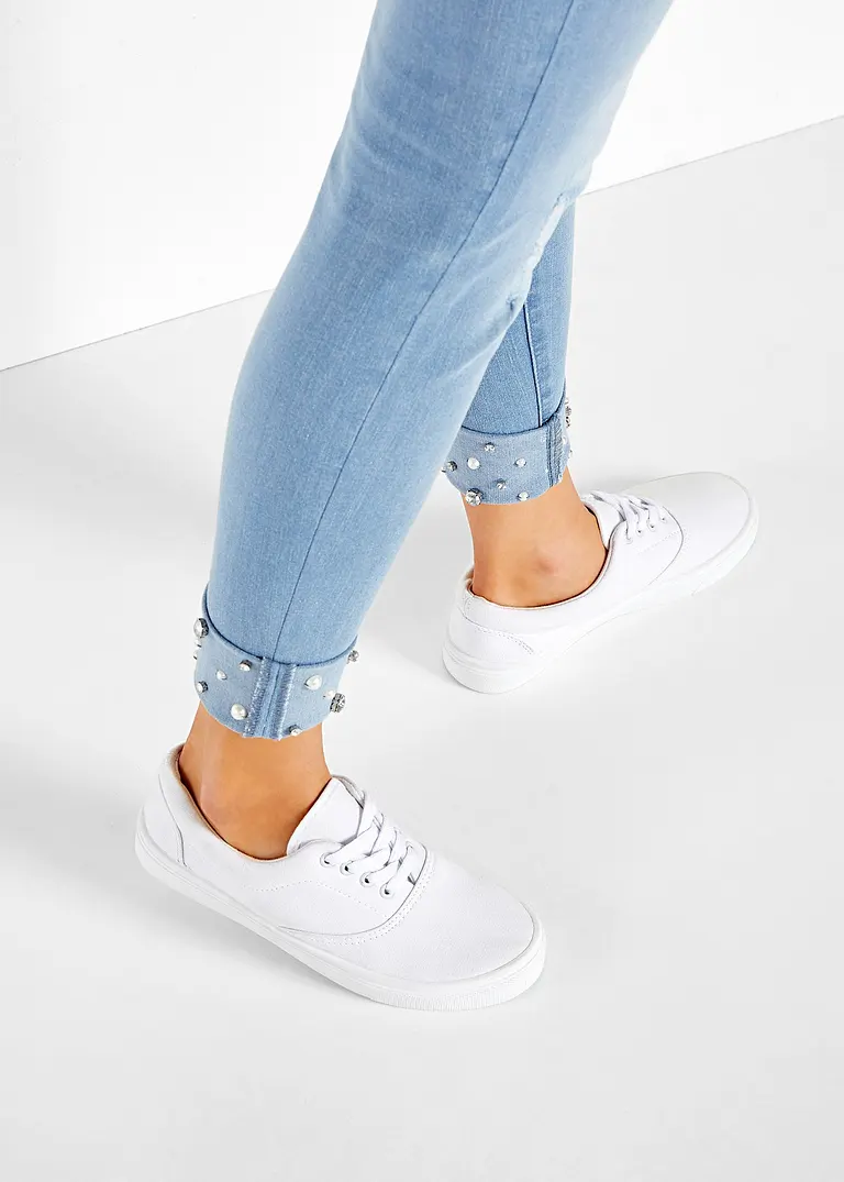 bonprix Sportlicher Sneaker von bpc ideal für die Freizeit - weiß - Damen Neuheiten