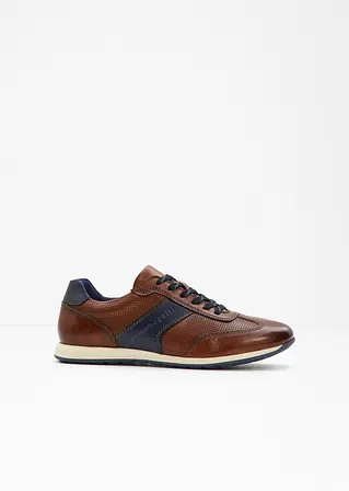 bonprix Robuster Bugatti Sneaker aus Leder - braun - Herren