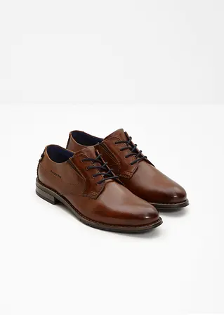 bonprix Eleganter Bugatti Schnürschuh aus Leder - braun VIP-Rabatte
