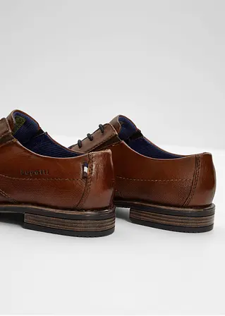 bonprix Eleganter Bugatti Schnürschuh aus Leder - braun VIP-Rabatte