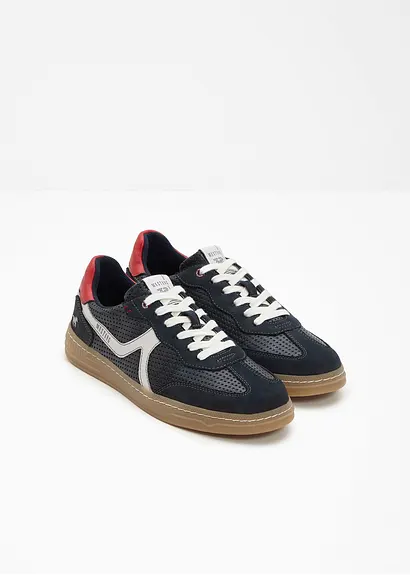 bonprix Modischer Herren-Sneaker von Mustang - blau - Herren Super Sparpreis