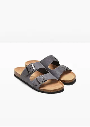bonprix Schöne Pantolette im Casual-Look - grau - Herren Neueste Stile