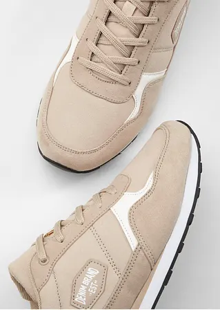 bonprix Sportlicher Sneaker mit Schnürung - beige - Herren Bis zu 65% Rabatt