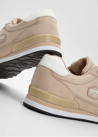 bonprix Sportlicher Sneaker mit Schnürung - beige - Herren Bis zu 65% Rabatt
