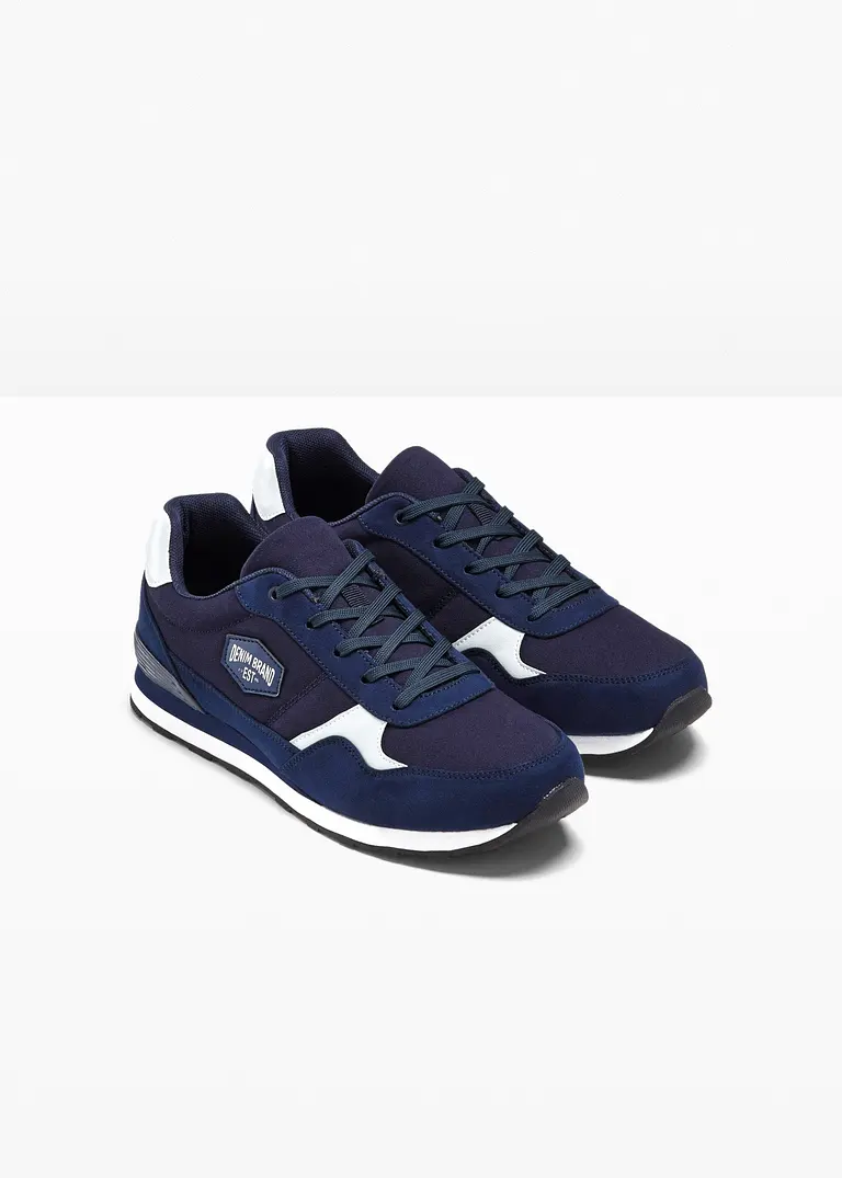 bonprix Sportlicher Sneaker mit Schnürung - blau - Herren Nur für heute