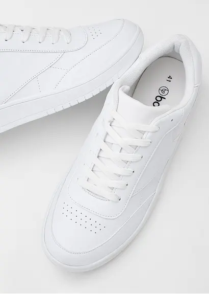bonprix Lässiger Sneaker im sportlichen Design - weiß - Herren Nur noch ein Tag übrig