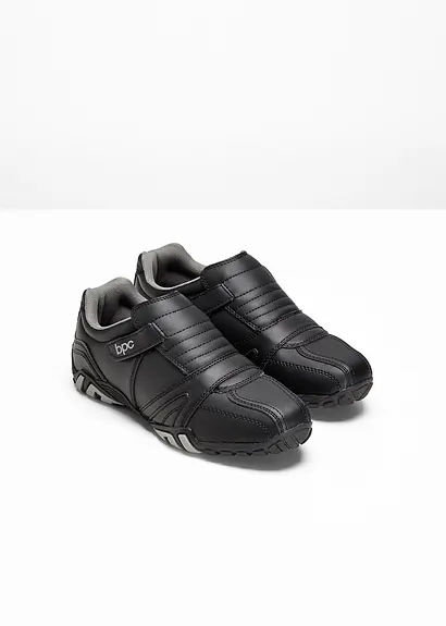 bonprix Lässiger Freizeitslipper für Ihn mit Klettverschluss - schwarz Riesige Rabatte