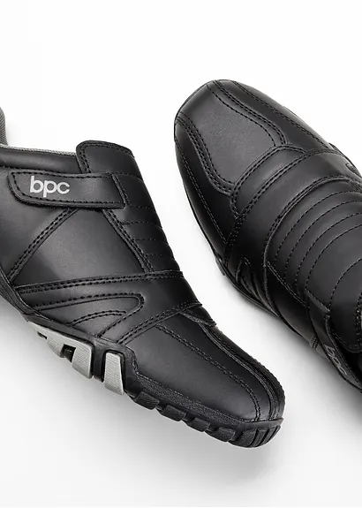 bonprix Lässiger Freizeitslipper für Ihn mit Klettverschluss - schwarz Riesige Rabatte