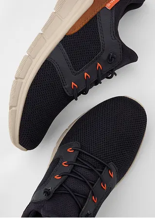 bonprix Sportlicher Bugatti Sneaker mit Materialmix - blau 50% Rabatt mit kostenlosem Versand