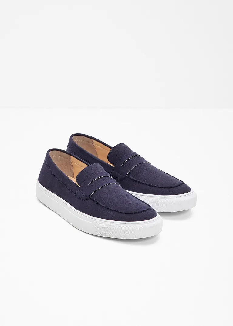 bonprix Zeitloser Loafer für Herren - blau - Herren Kostenloser Versand international