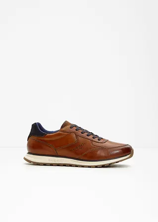bonprix Eleganter Bugatti Sneaker aus Leder - braun - Herren Black Friday Preise