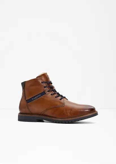 bonprix Warm gefütterte Schnür Stiefelette von Bugatti - braun Im Verkauf