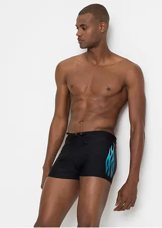 bonprix Sportliche Badehose mit Bindeband - schwarz - Herren Online