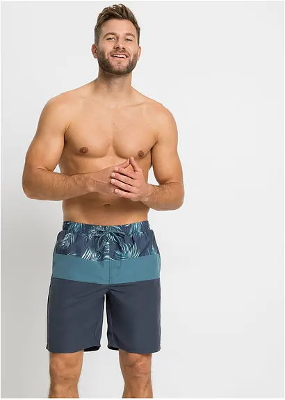 bonprix Sportliche Badeshorts - blau - Herren Hotsell