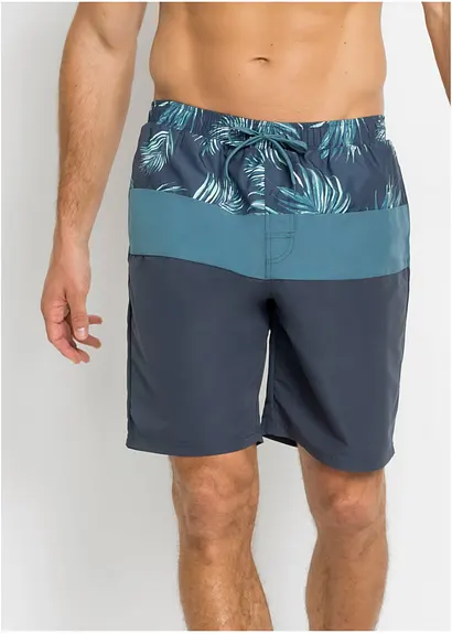 bonprix Sportliche Badeshorts - blau - Herren Hotsell