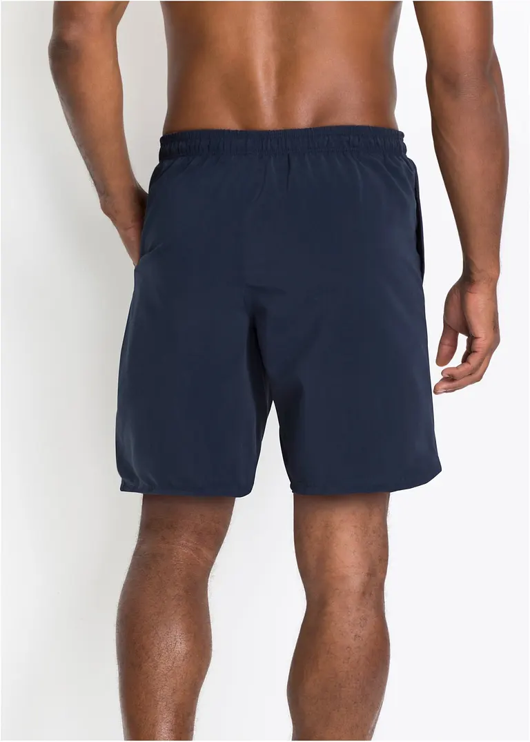 bonprix Attraktiver Herrenbadeshorts mit elastischem Bund - blau - Herren Günstiger Verkauf