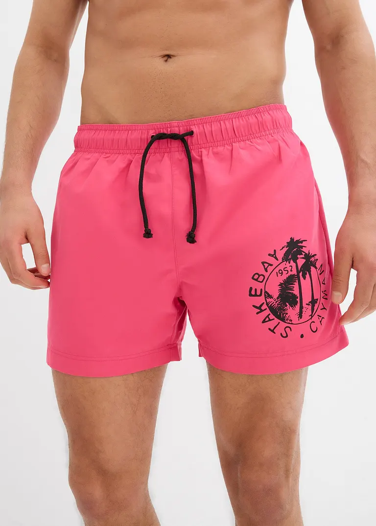 bonprix Sommerliche Badeshorts mit einer Tasche hinten. - pink Fabrikverkauf